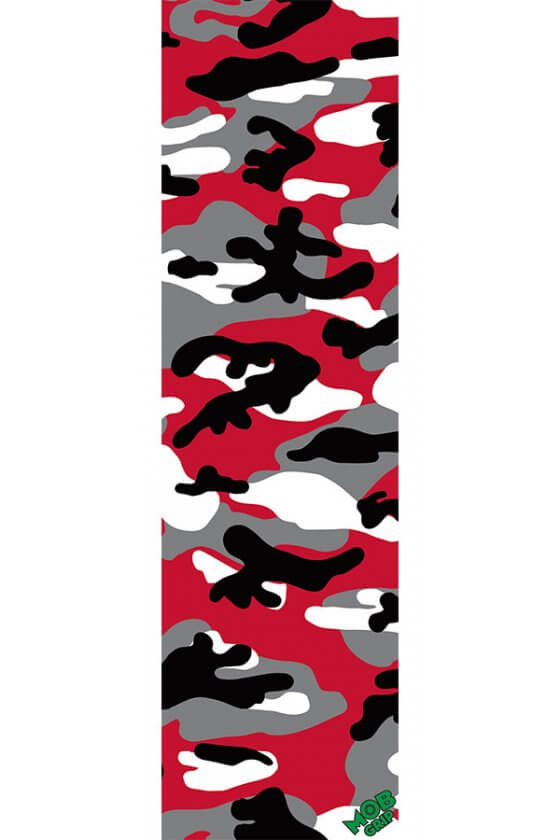 Mob - Camo Red GripTape 9in x 33in Graphic Mob