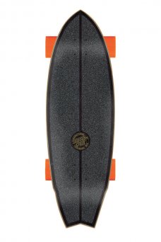 Santa Cruz - Flame Dot Shark Surf Skate 9.85in x 31.52in Carver CX