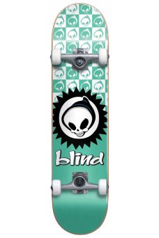 Blind - Checkered Reaper Yth FP Soft Wheels Mid Teal 7.375"